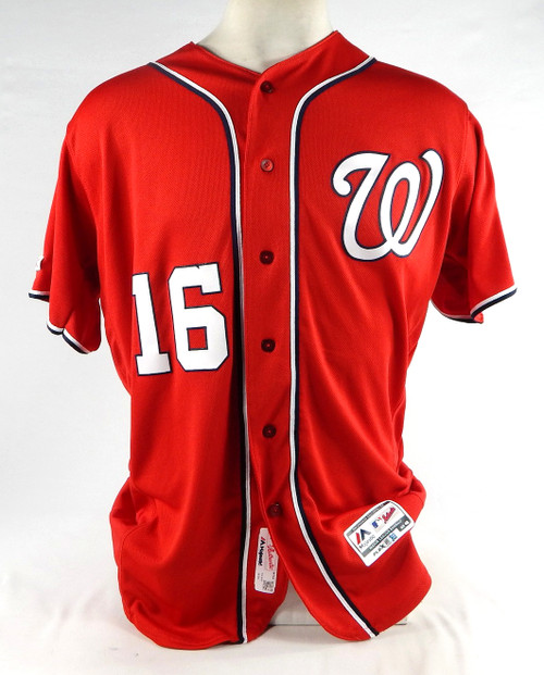 2019 Washington Nationals Victor Robles #16 Game Issued Red Jersey 150 P 46 0