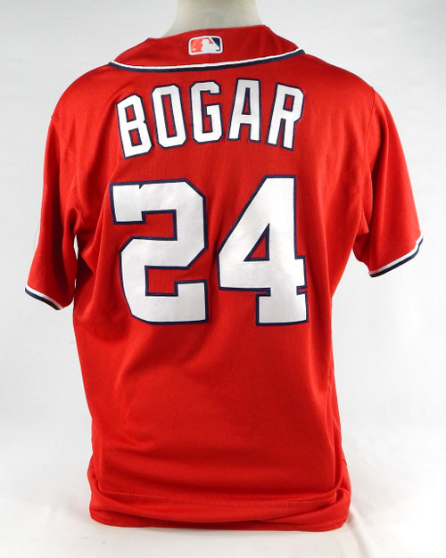 2023 Washington Nationals Tim Bogar #24 Game Issued Pos Used Red Jersey 48 463