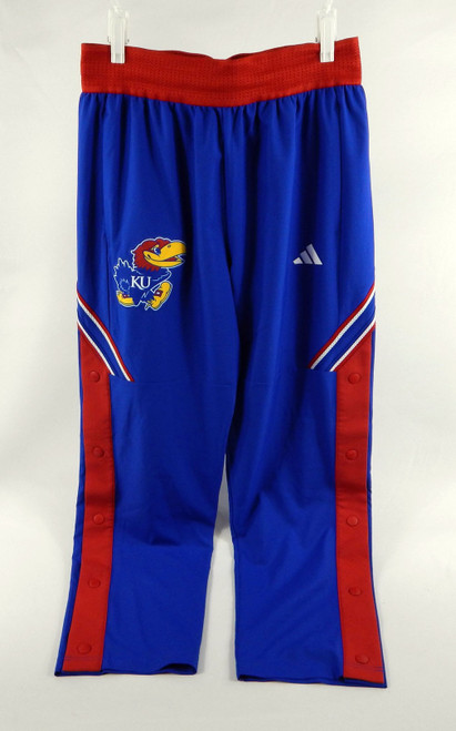 2024-25 Kansas Jayhawks Patrick Cassidy #14 Game Used Basketball Warm Up Pants M