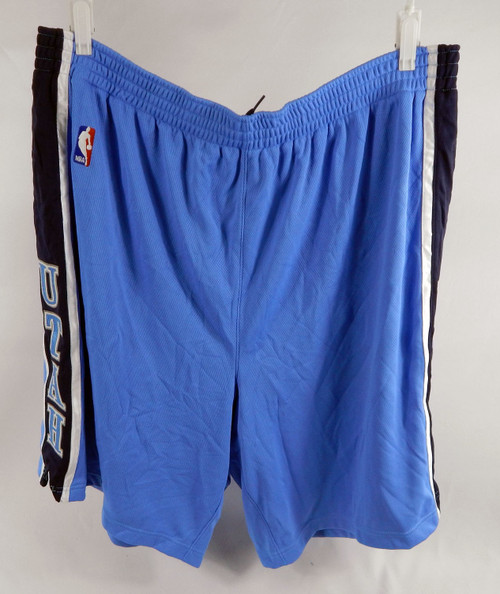 2006-10 Utah Jazz Game Issued Blue Basketball Shorts Size 52 172