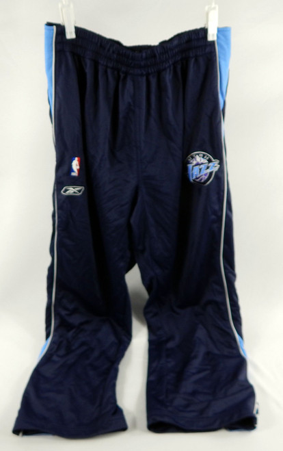 2004-05 Utah Jazz Carlos Arroyo #30 Game Used Navy Basketball Pants XL 061