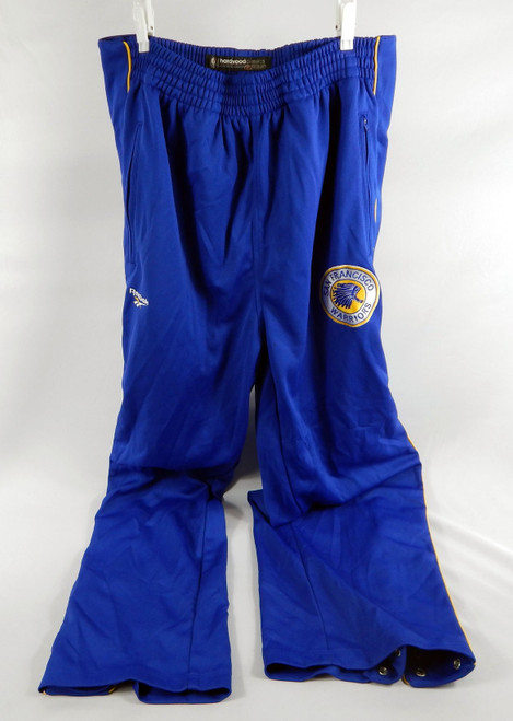 2000s Golden State Warriors Game Issued Blue Basketball Warm Up Pants HWC XL