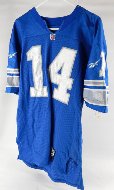1994 Detroit Lions Frank Reich #14 Game Used Blue Jersey 46 264