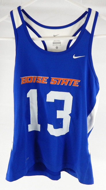 2014 Boise State Broncos #13 Game Used Blue Jersey Cross Country M 977