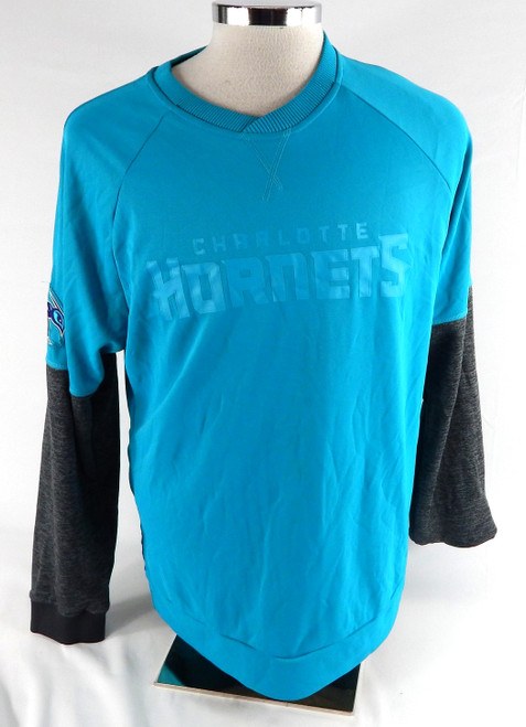 2016-17 Charlotte Hornets Briante Weber #0 Game Used Blue Shooting Shirt M 664