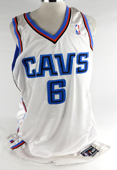 1999-00 Cleveland Cavaliers Chris Mihm #6 Game Issued Signed White Jersey 50 818