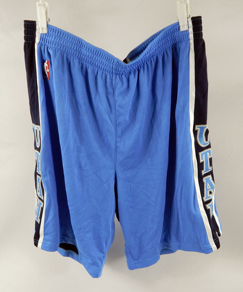 2006-10 Utah Jazz #15 Game Used Blue Basketball Shorts 46 0359