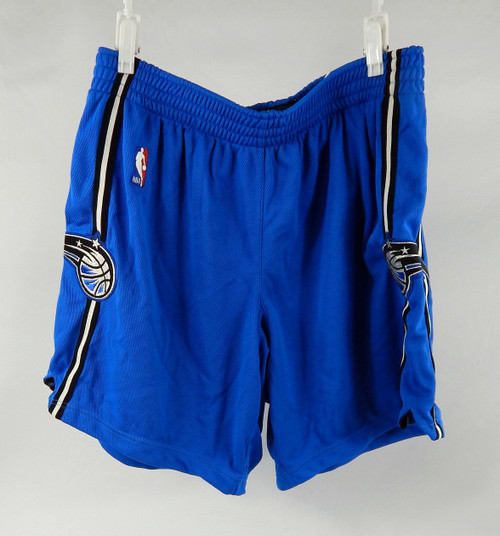 2002-06 Orando Magic #34 Game Used Blue Basketball Shorts Size 42 0138