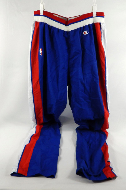 1993-94 Detroit Pistons David Wood #12 Game Used Blue  Warm Up Pants  38 61