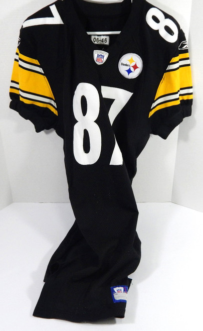 2006 Pittsburgh Steelers #87 Game Issued Black Jersey 46 DP49524