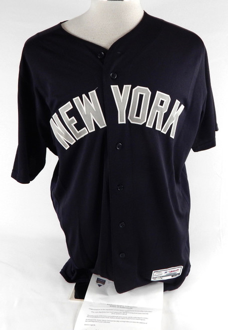 2017 New York Yankees Kyle Higashioka #86 Game Used Navy Jersey ST Patch 46 035