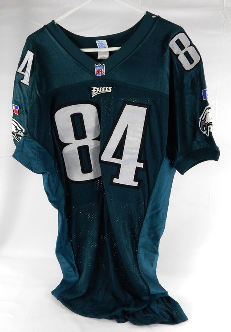 1990s Philadelphia Eagles Tony Johnson #84 Game Issued Green Jersey 48 195
