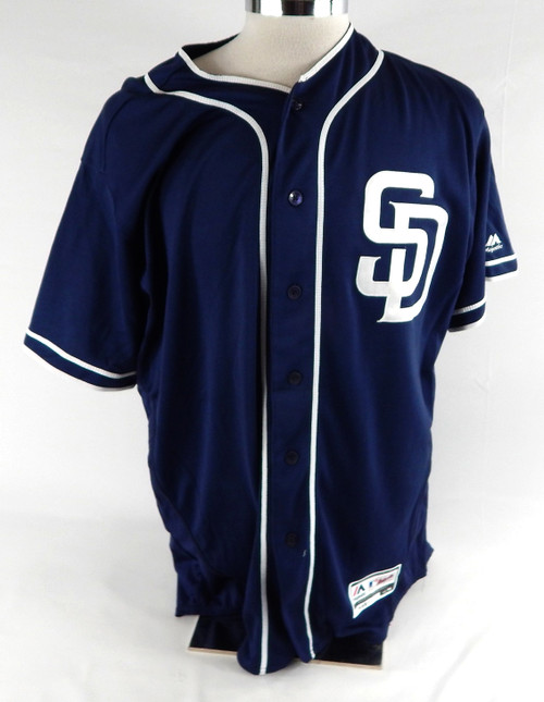 2012-19 San Diego Padres Vanmeter #1 Game Used Navy Jersey ST BP 48 523