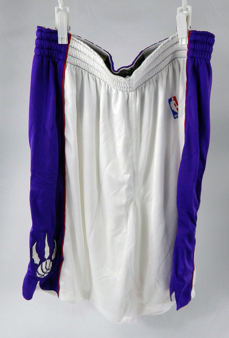 Toronto Raptors Game Issued White Basketball Shorts Size 42 105