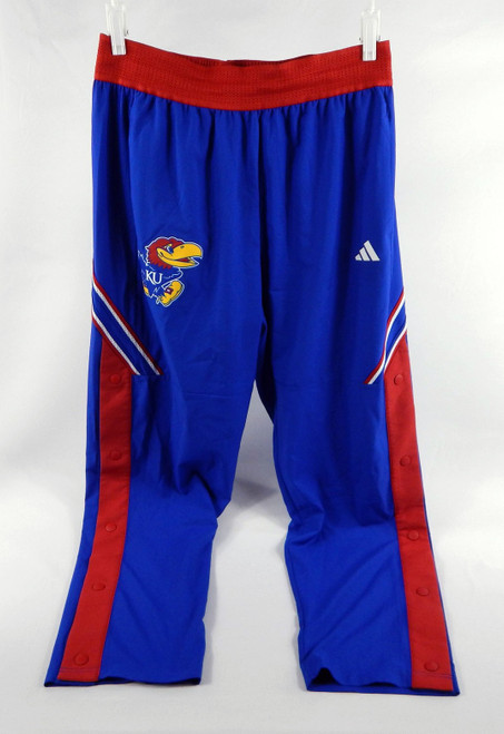 2024-25 Kansas Jayhawks KU AJ Storr #2 Game Used Basketball Warm Up Pants LT