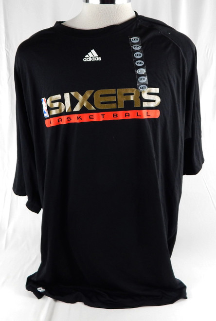 Philadelphia 76ers Team Issued Black Training Shirt 3XL 421