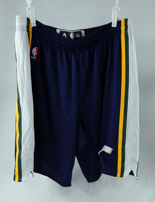 Utah Jazz #15 Game Used Navy Basketball Shorts Size 3XL 92