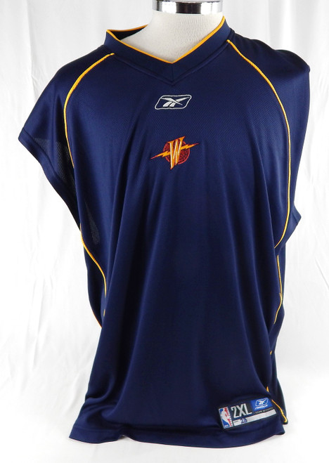 2002-06 Golden State Warriors Jason Richardson #23 Game Used Navy Tank Top Shirt