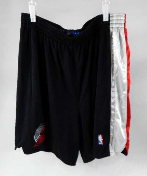 2004-06 Portland Trailblazers #14 Game Used Black Basketball Shorts Size 44 38