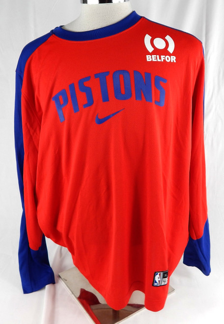 2024-25 Detroit Pistons Lindy Walters #43 Game Used Red Shooting Shirt XL 589