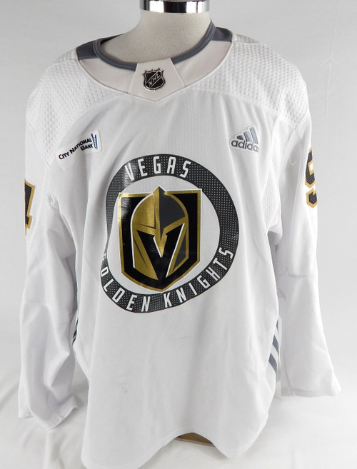2023-24 Vegas Golden Knights Cade Alami #54 Game Used White Practice Jersey 58 5