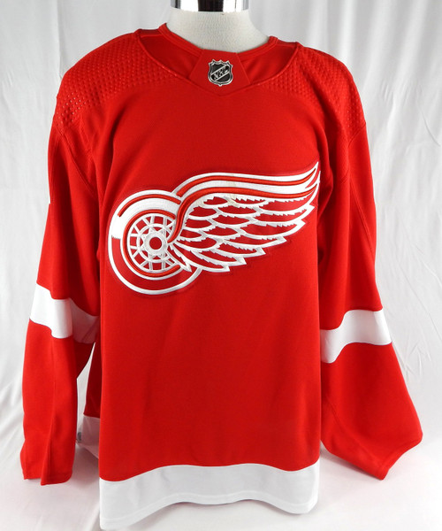 2021-22 Detroit Red Wings Wyatt Newpower #47 Game Issued Red Jersey 56 155