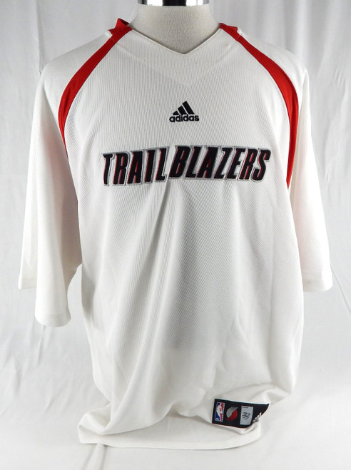 2006-07 Portland Trail Blazers #33 Game Used White Shooting Shirt 2XL 409