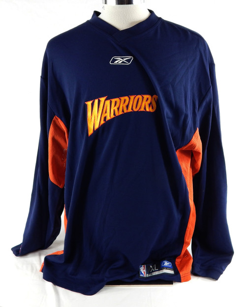 2004-05 Golden State Warriors #11 Game Used Navy Shooting Shirt XL 848