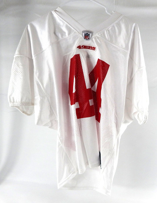 2010 San Francisco 49ers Moran Norris #44 Game Issued White Practice Jersey XL 7