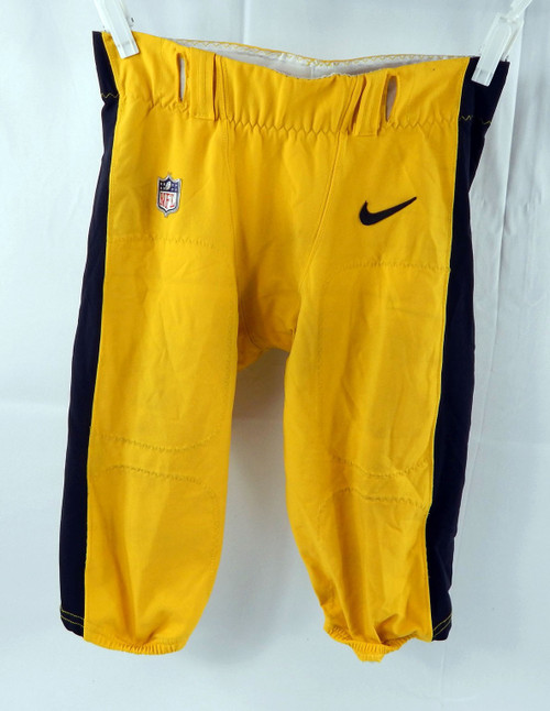 2017 Pittsburgh Steelers Jordan Berry #4 Game Used Yellow Pants 34 314