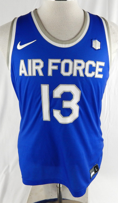 2022-23 Air Force Falcons #13 Game Used Blue Jersey Basketball L 216