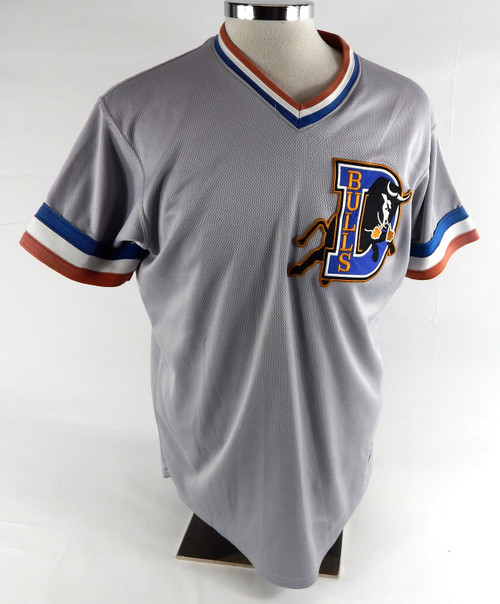 Durham Bulls #5 Game Used Grey Jersey 44 829