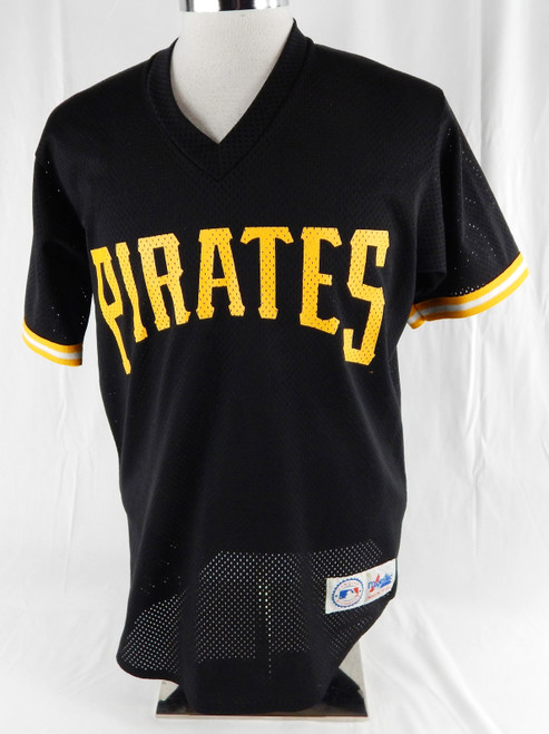 2000s Mens Pittsburgh Pirates Blank Authentic Black Jersey BP ST Majestic M 955