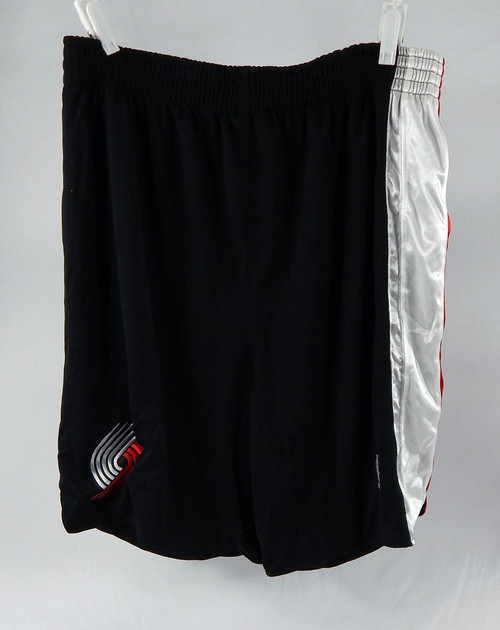 2004-06 Portland Trailblazers Game Issued Black Shorts 44 795