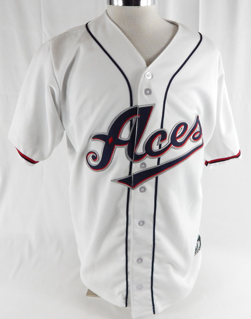 Reno Aces Stout #44 Game Used White Jersey L 803