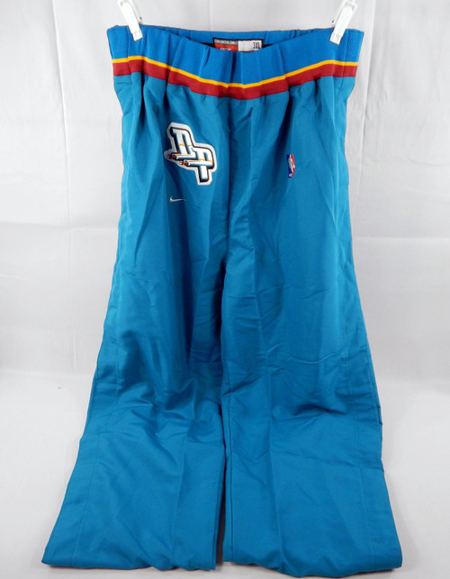 1997-98 Detroit Pistons Game Issued Teal Warm Up Pants 3XL 130