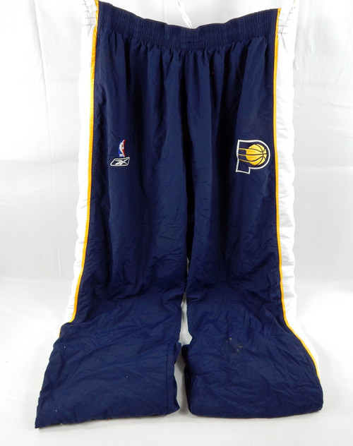 2001-06 Indiana Pacers Jonathan Bender #24 Game Used Navy Warm Up Pants 42 271