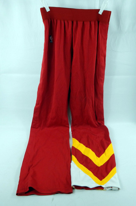 1988-89 Atlanta Hawks #41 Game Used Red Warm Up Pants 36 124