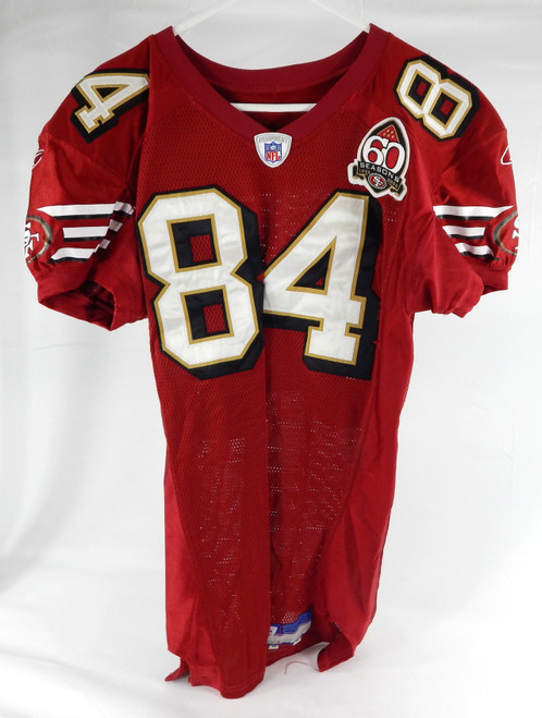 2006 San Francisco 49ers Bryan Gilmore #84 Game Issued Red Jersey 60 Patch 42 21