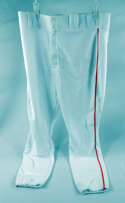 2012 Miami Marlins Game Issued White Baseball Pants Size 36 DP99487