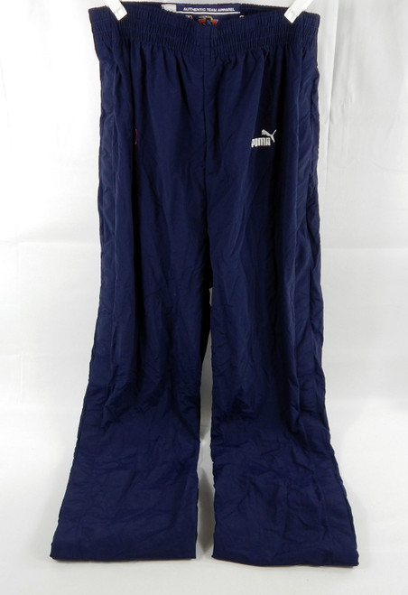 1999-00 Golden State Warriors Game Issued Navy Warm Up Pants 36 521