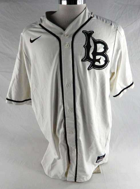 2019 Long Beach State Dirtbags #47 Game Used White Jersey Baseball XL DP95629