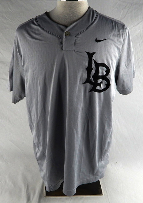 2021 Long Beach State Dirtbags #8 Game Used Grey Jersey Baseball XL DP95632