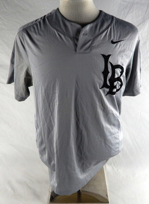 2021 Long Beach State Dirtbags #4 Game Used Grey Jersey Baseball DP95682