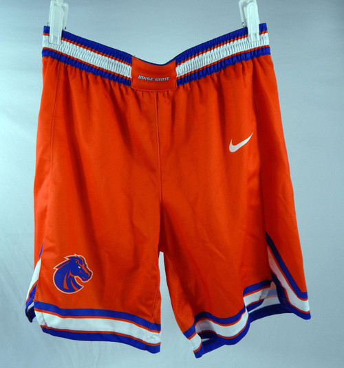 2020-21 Boise State Broncos #12 Game Used Orange Shorts Mens Basketball M 292