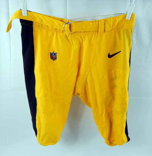 2022 Pittsburgh Steelers James Daniels #78 Game Used Yellow Pants 44 300