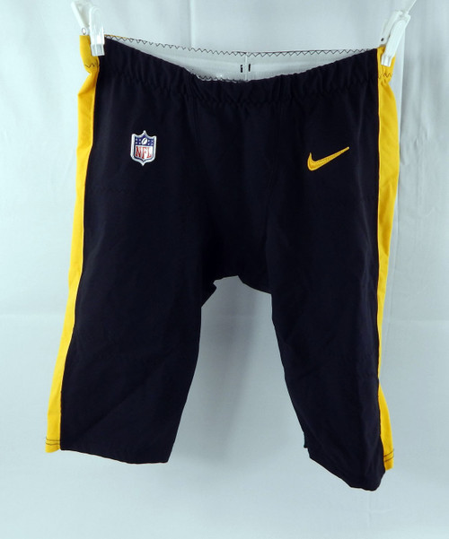 2021 Pittsburgh Steelers Isaiah Buggs #96 Game Used Black Pants 38 323