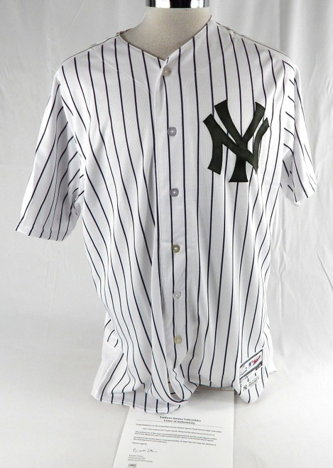 2017 New York Yankees Blank Game Issued White Jersey Memorial Day 46 676