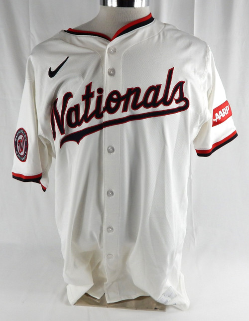 2025 Washington Nationals Andrew Chafin #53 Game Used White Jersey 50 717