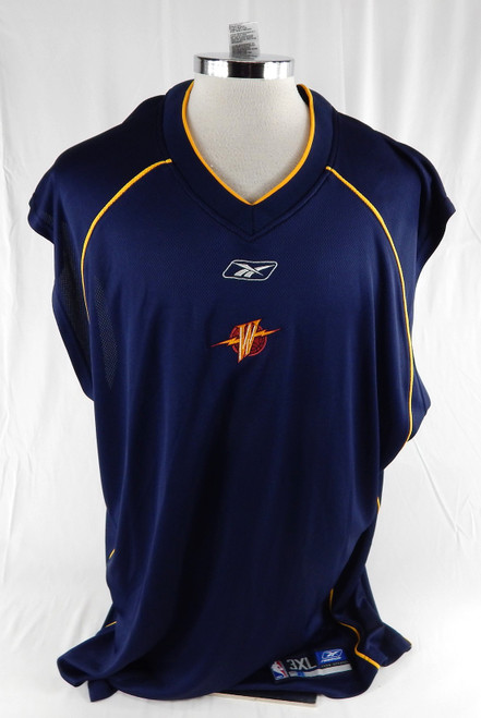 2002-06 Golden State Warriors #21 Game Used Navy Tank Top Shirt 3XL 571